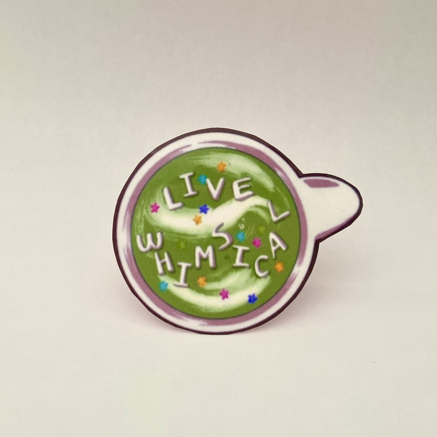 Live Whimsical Matcha Sticker