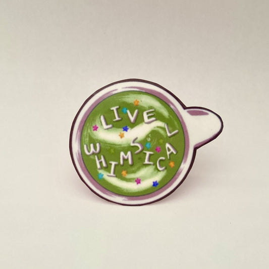 Live Whimsical Matcha Sticker