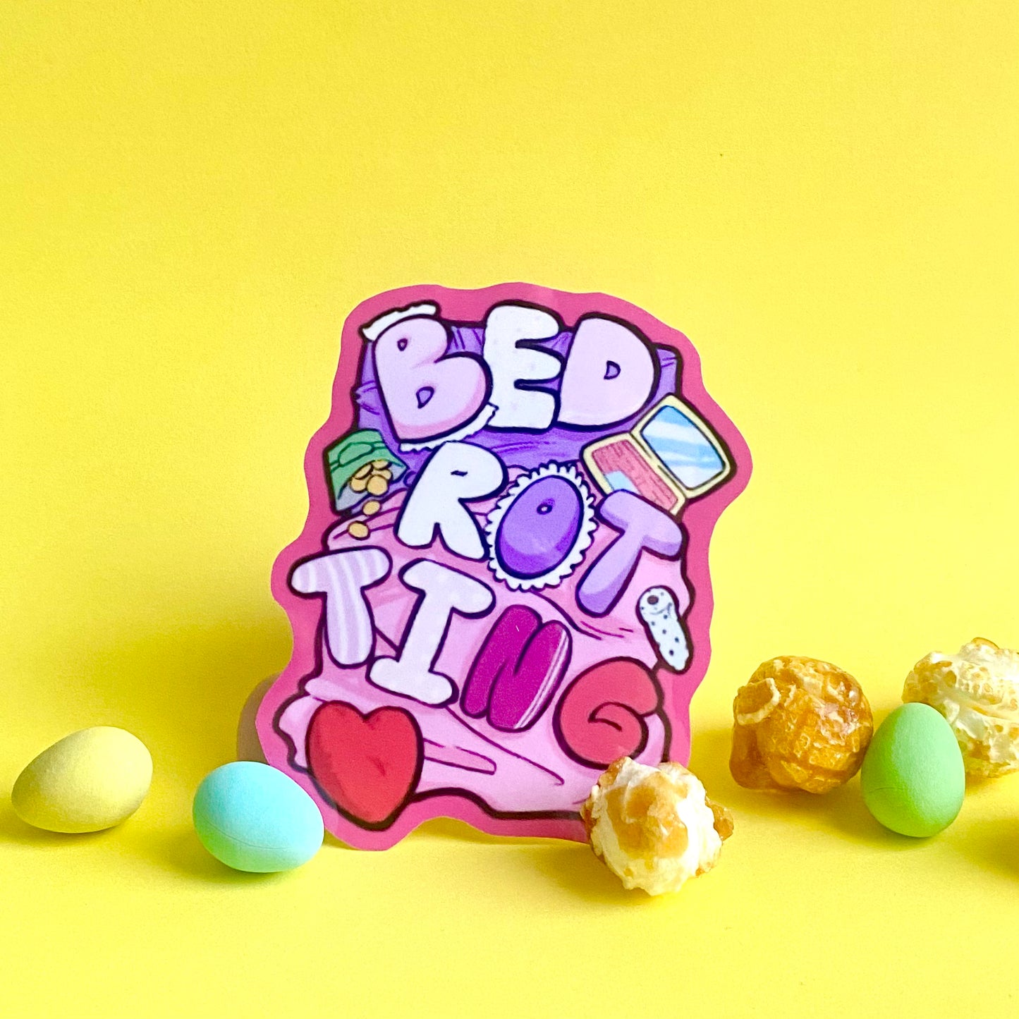 Bedrotting sticker